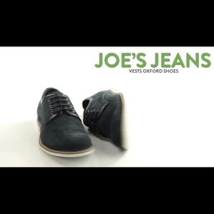 BlackPerforated Suede 'vests' Lace-Up Oxfords